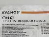 AVANOS ON-Q T-Peel Introducer Needle 8" x 17G  ACC03   Exp.2023-02  (B15 ) On-Q T-Peel Introducer Needle