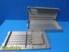 ACROMED Wallie-Heinig Cervical Spinal Surgery Instruments Case (Curettes)