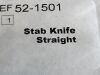 SURGICAL SPECIALTIES Lot of 7  Stab Knife Straight  521501   Exp.2023-04  (F5 ) Stab Knife Straight