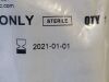 C2DX INC. Lot of 5  3.0mL Naci Fill/Srynge 0295-002-000 Exp. 2021-01  (H23) 3.0mL Naci Fill/Srynge