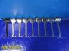GRIESHABER 9X  Balfour Retractor Center Blades: 3½