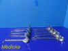 V. MUELLER 10X V.Muller, Weck, Pilling, Grieshaber Assorted Balfour Center Blades