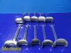 V. MUELLER 10X V.Muller, Weck, Pilling, Grieshaber Assorted Balfour Center Blades