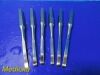 BD 6X  V. Mueller 0S4295-011,VM81-4731 Hibbs Osteotomes, Curved Blade, 9.5