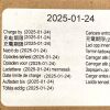 PHYSIO-CONTROL REF 11141-000112, Lifepak 20e Battery Pack, charge by 2025-01 Defibrillator