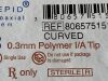 ALCON Lot of 12 Curved 0.3mm Polimer I/A Tip  8065751512   Exp.2024-01   (C6) Curved 0.3mm Polimer I/A Tip