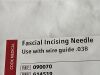 COOK MEDICAL Fascial Incising Needle  G14519   Exp.2022-03   (G2) Fascial Incising Needle