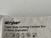 STRYKER Taper Side Cutting Carbide Bur  1607-002-105 Exp.2016-05   (G2) Taper Side Cutting Carbide Bur