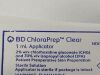 BD CHLORAPREP Lot of 53  Clear 1mL Applicator  920480   Exp.2023-09   (G2) Clear 1mL Applicator