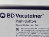 BD VACUTAINER Box of 50 Push Button Blood Collection Set  367342  Exp.2023-09   (L2) Push Button Blood Collection Set
