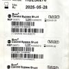 BARD REF 000673, Carotid Bypass Shunt, EXP 2025-05