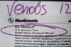 MEDTRONIC Ref: 96830-012 Bio-Medicus Pediatric Venous Cannula & Obturator,  12Fr. x 10cm, Exp. 10/2021