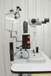 CARL ZEISS 30 SL-M Slit Lamp W/ f125 Head and Eutec Ltd EUEH27/36 Power Table - 172664 Power Table
