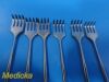 SPECTRA 6X SPARTA 46-635 Volkman Retractors; 4 Prongs; Sharp 5¾