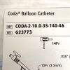 COOK MEDICAL REF G23773, CODA BALLOON CATHETER, EXP 2023-03