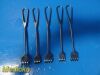 V. MUELLER Codman Symmetry Surgical 50-4222 V.Muller SU-3562 Volkman Retractors; 9