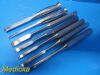 SKLAR 7X  Jarit KMedic Zimmer Assorted Curved Osteotomes (1/4