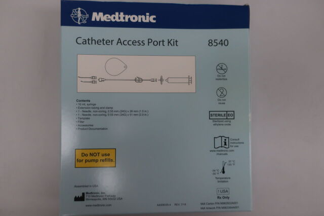 New MEDTRONIC 8540 ACCY SYNCHROMED CAP KIT US BBRAUN Disposables ...