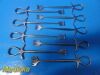 PILLING 9X  Codman Assorted Murphy Retractors; 4/6 Prongs; Blunt/Sharp