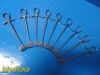 PILLING 9X  Codman Assorted Murphy Retractors; 4/6 Prongs; Blunt/Sharp
