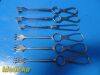 V. MUELLER 6X V. Muller Stille Assorted Murphy Retractors (Blunt/Sharp; 3/4 Prongs)
