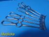 V. MUELLER 6X V. Muller Stille Assorted Murphy Retractors (Blunt/Sharp; 3/4 Prongs)