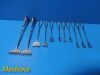 V. MUELLER 11X  Jarit Sklar Haslam Assorted  Murphy Retractors; 7½" to 11"