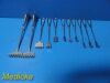V. MUELLER 11X  Jarit Sklar Haslam Assorted  Murphy Retractors; 7½" to 11"