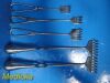 V. MUELLER 11X  Jarit Sklar Haslam Assorted  Murphy Retractors; 7½" to 11"