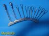 V. MUELLER 11X  Jarit Sklar Haslam Assorted  Murphy Retractors; 7½" to 11"