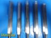 MILTEX Integra Zimmer Konig Assorted Hibbs  Osteotomes; 1¼" - 9½"; Straight~