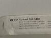 BD Lot of 3  Spinal Needle  405234   Exp.2022-11  (H33) Spinal Needle