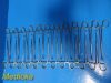 TELEFLEX Lot of 22  Pilling 18-3021 Babcock Tissue Forceps; TC Tip; 6¼