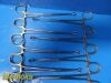 TELEFLEX Lot of 22  Pilling 18-3021 Babcock Tissue Forceps; TC Tip; 6¼