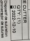 SMITH & NEPHEW Novocut Suture Manager  CTX-C001   Exp.2022-12  (B30) Novocut Suture Manager