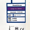 DEPUY SYNTHES REF 254808, 9X30MM, INTRAFIX Advance Tibial Fastener System BIOCRYL RAPIDE Sheath and Screw, EXP 2023-08