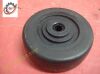 OAKWORKS PT300-FRW Front Black 3.5” Roller Wheel Exam Table