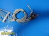 BURDICK Quinton Cardiac P/N 012-0844-01 ECG Cable;  NRL; for Electrocardiograph