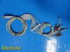 BURDICK Quinton Cardiac P/N 012-0844-01 ECG Cable;  NRL; for Electrocardiograph