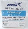 ARTHREX AR-7232-03 FiberLoop 2-0 BLUE 26"/13" SD-2 STRAIGHT NEEDLE (64.8MM) (BOX/12) #S1 EXPIRED Sutures