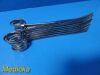 JARIT 8X  Codman Pilling Assorted Rochester-Carmalt Hemostat Forceps; 8