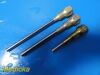 MEDTRONIC Midas Rex Assorted Attachments (Sleeves) W/ Handle & Wrench