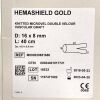 MAQUET REF M002020851680, HEMASHIELD GOLD KNITTED MICROVEL DOUBLE VELOUR VASCULAR GRAFT, EXP 2023-04