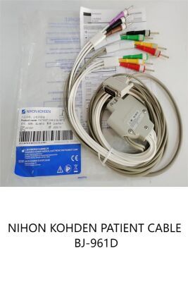 NIHON KOHDEN BJ-961D European Standard, 3.0mm Metal Head ECG unit