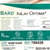 BARD REF 788428, INLAY OPTIMA URETERAL STENT, EXP 2022-05