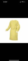  AAMI Level 4 Isolation Gowns - Yellow with knit cuffs Gown