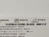 DEPUY Flexible Chisel Blade 8MMx5  2709-04-022   Exp.2022-07  (B21) Flexible Chisel Blade 8MMx5