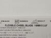 DEPUY Flexible Chisel Blade 10MMx2.5  2709-04-019   Exp.2022-12  (B21) Flexible Chisel Blade 10MMx2.5