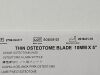 DEPUY Thin Osteotome Blade 10MMx5  2709-04-011   Exp.2022-12  (B21) Thin Osteotome Blade 10MMx5