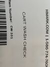 HEALTHMARK Lot of 50 Cart Wash Check  CW-101   Exp.2023-09  (K31#3) Cart Wash Check